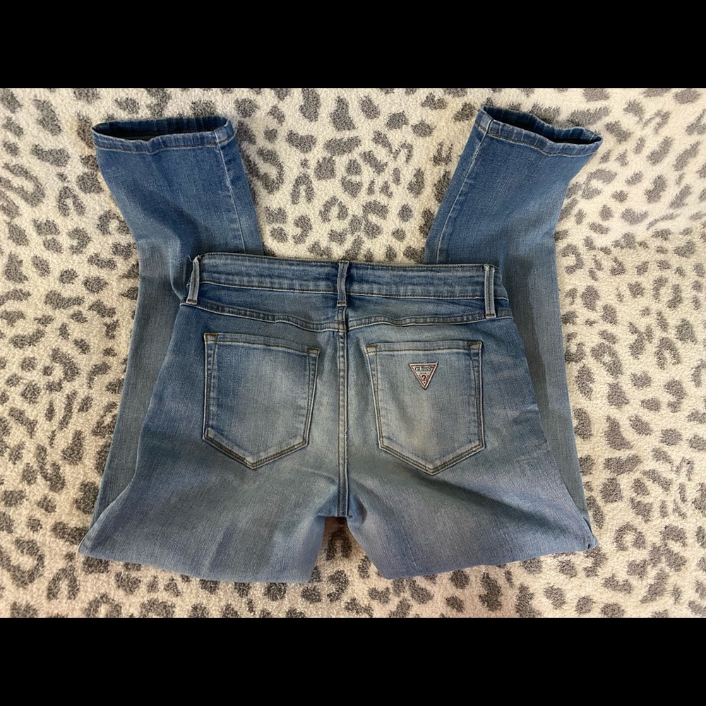 Guess Crop Mid Skinny Jeans